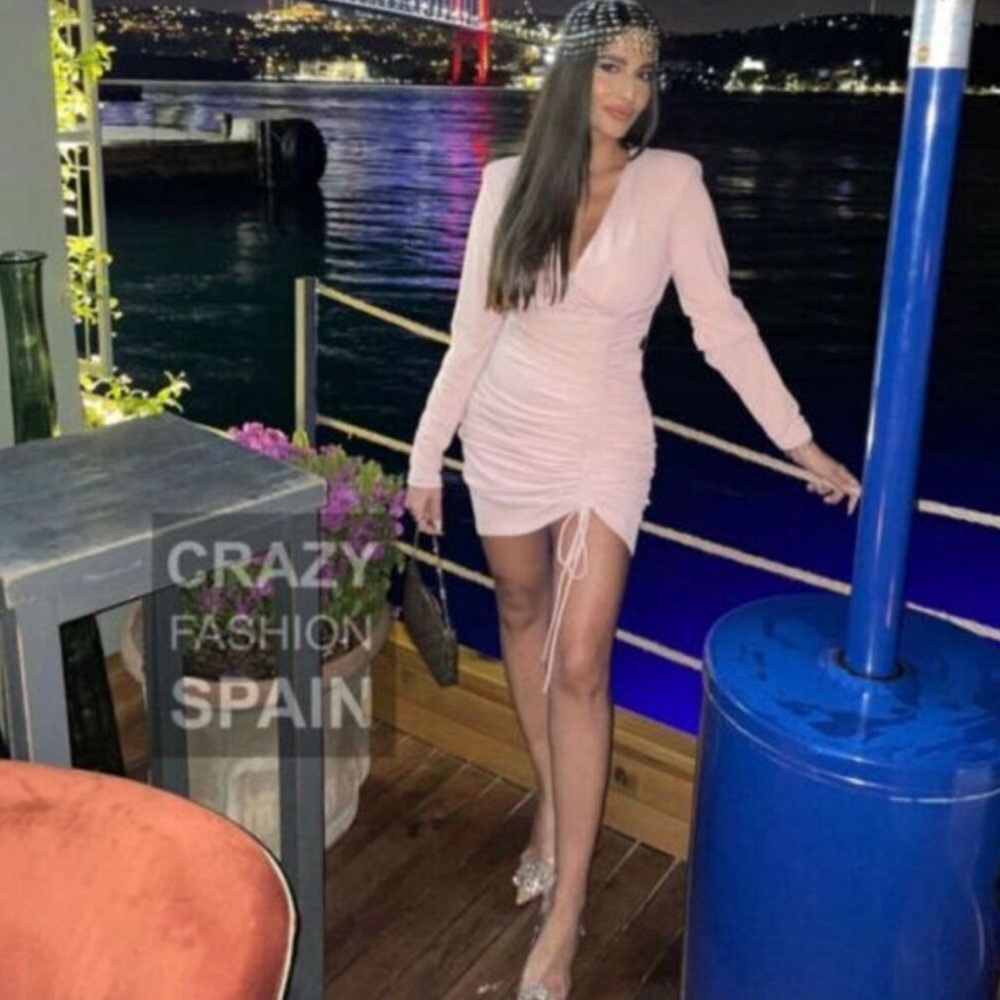 DRAPED DRESS